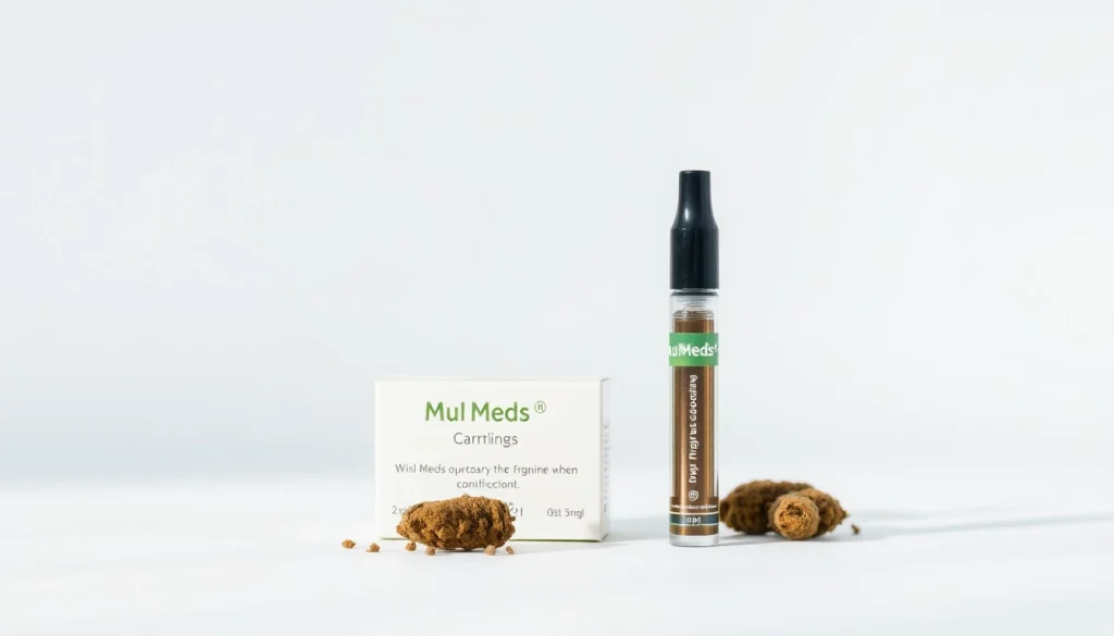 Find Muha Meds 2g cartridges near me, showcasing a sleek and eye-catching product design.