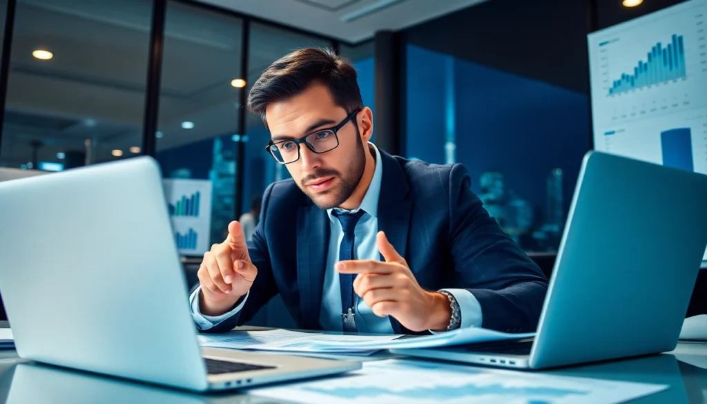 Le fonds d'investissement alternatif réservé exposé avec des graphiques financiers analytiques.