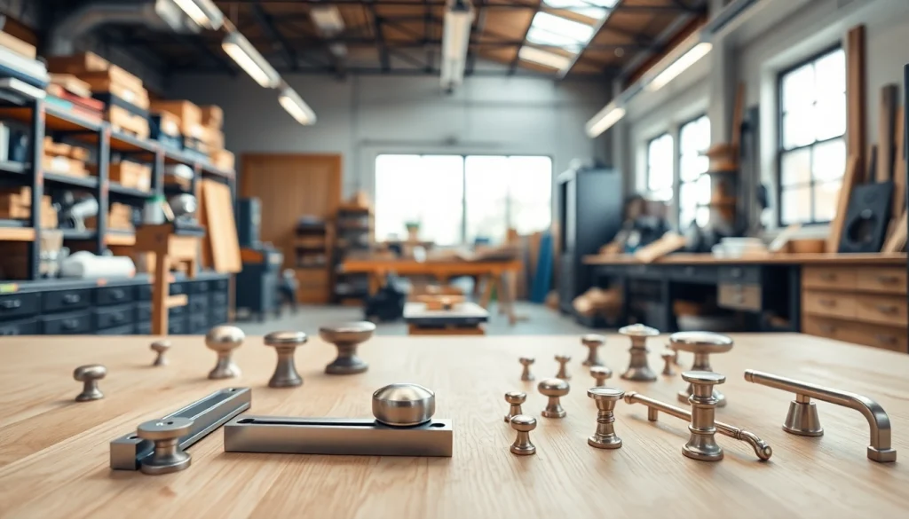 Showcasing a variety of high-quality furniture hardware suppliers in a well-designed workspace.