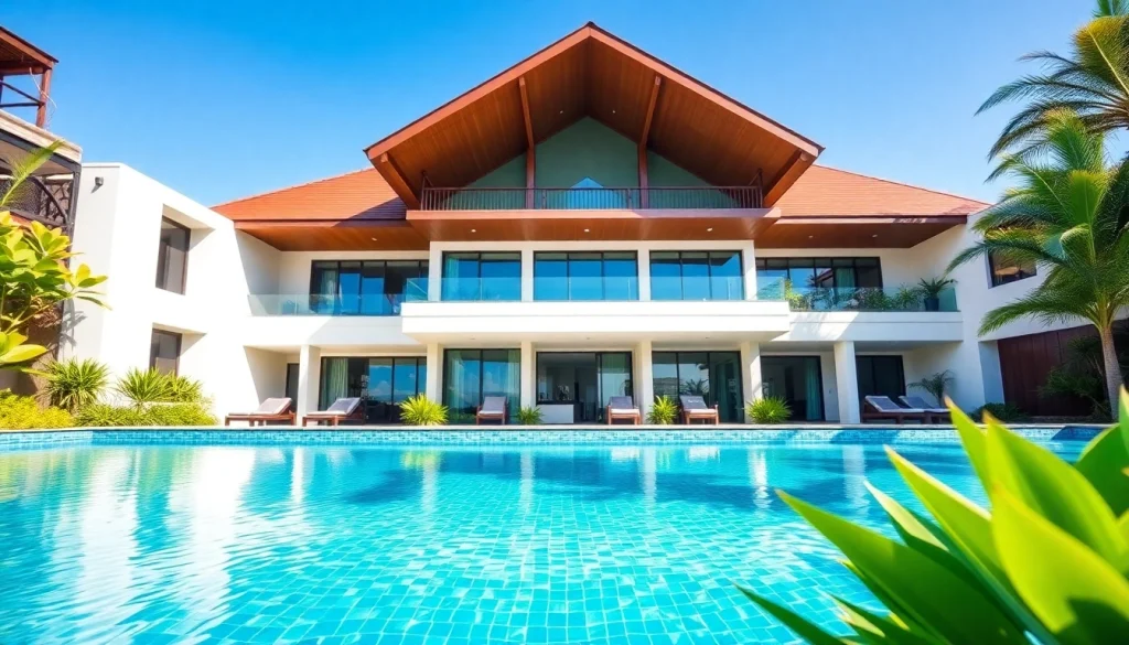 Stunning pool villa in Phuket, showcasing the expertise of a leading phuket real estate agent in luxury properties.