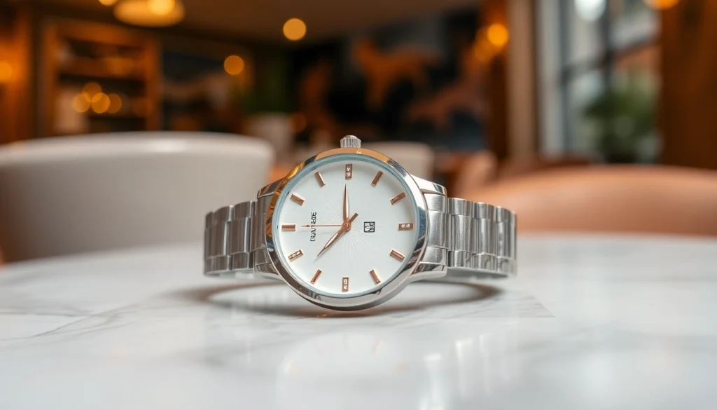Armbanduhren für Damen mit elegantem Design und einzigartigen Details präsentieren