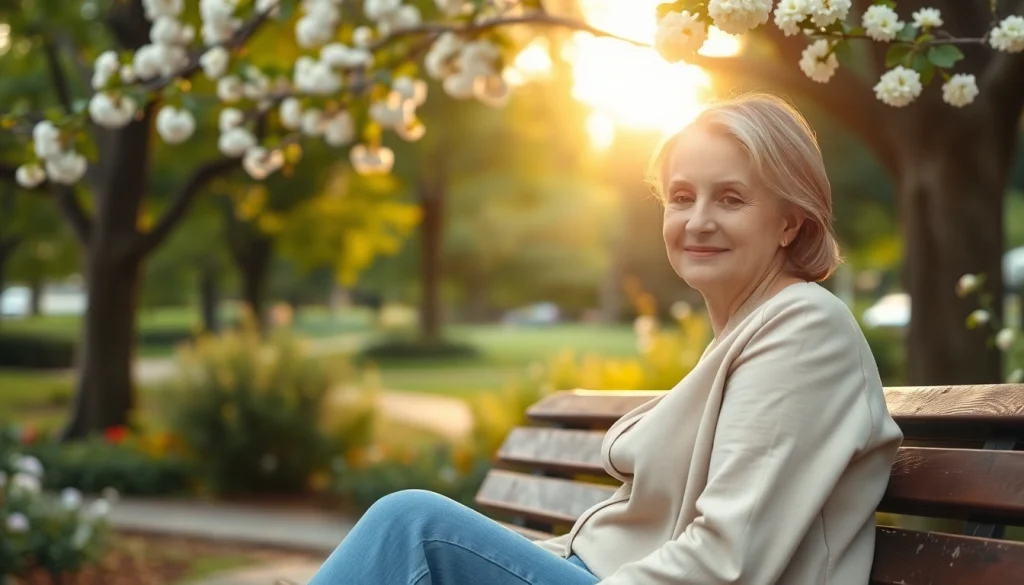 Person reflecting on memories while dealing with grief in a serene park setting.