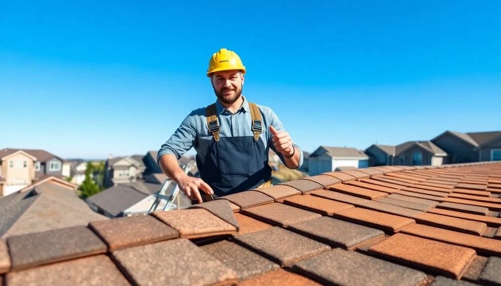 Inspecting Roof Replacement Vancouver Wa with a professional contractor amid residential projects.