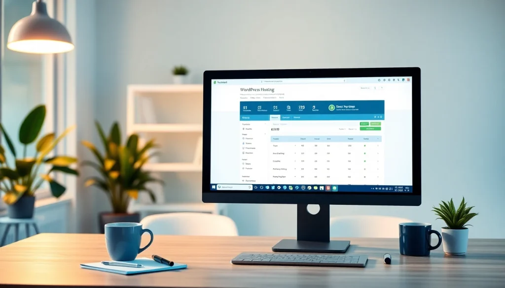 Optimize your Wordpress hosting experience with a professional workspace setup.