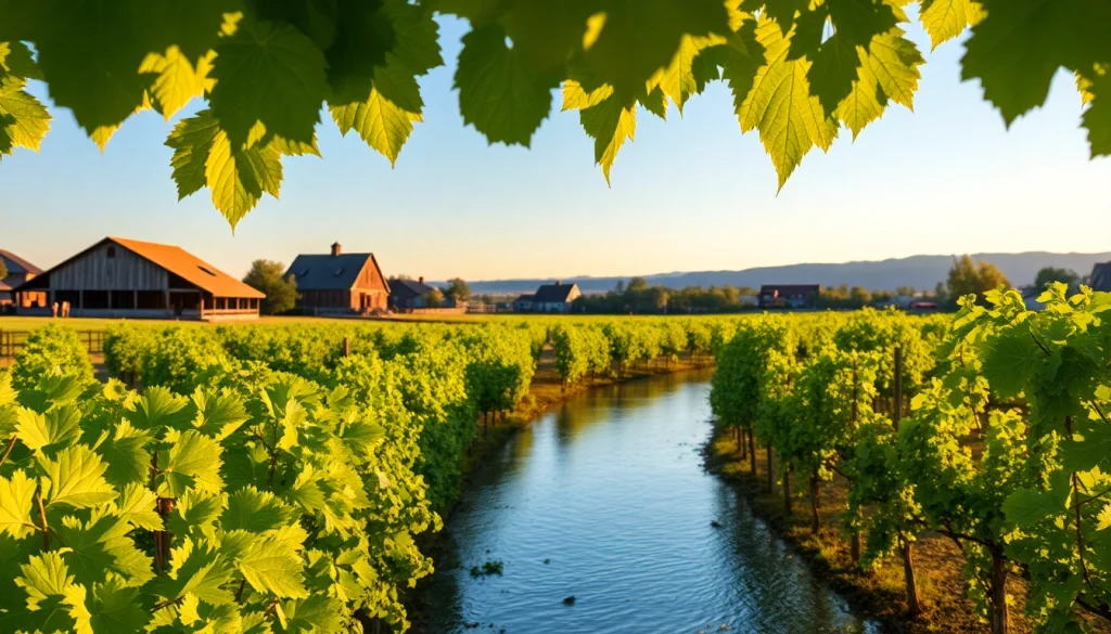Experience Carksburg ca's vineyard charm with scenic river views and rustic beauty.