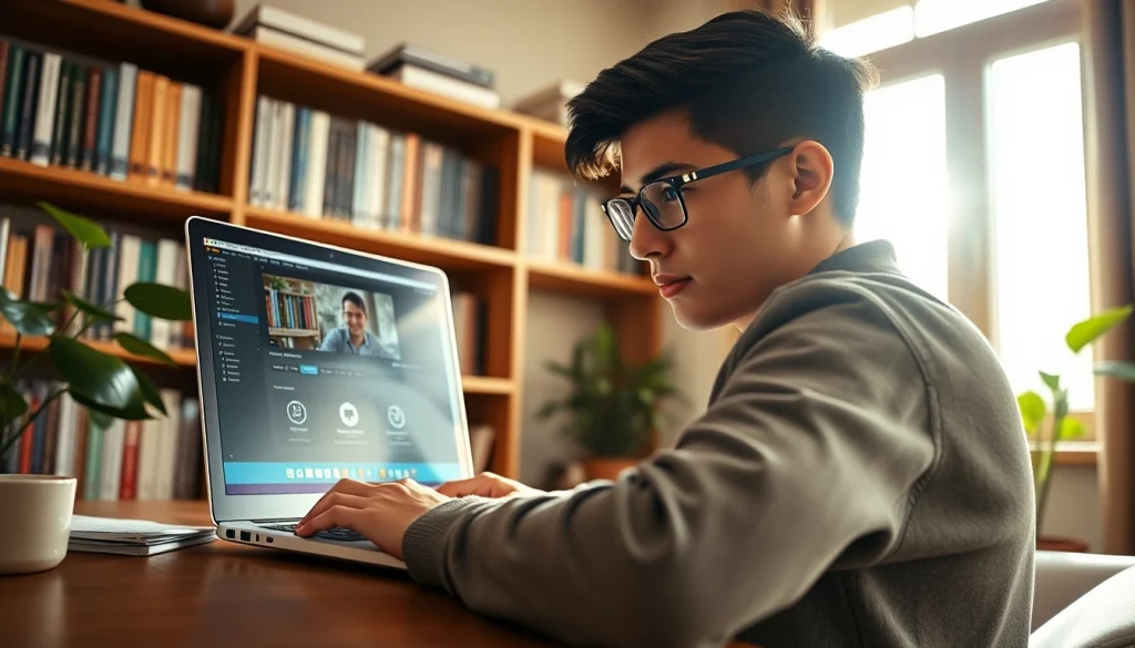 Learn how to screen record on mac in a cozy home office environment showcasing tech focus.