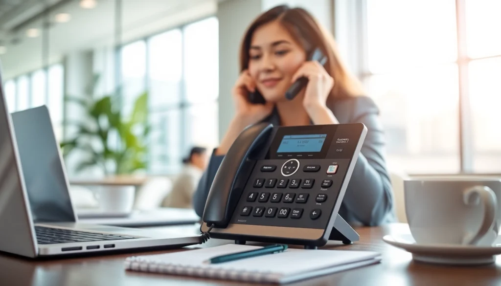 Enhance communication with Grandstream phone in a professional office environment.