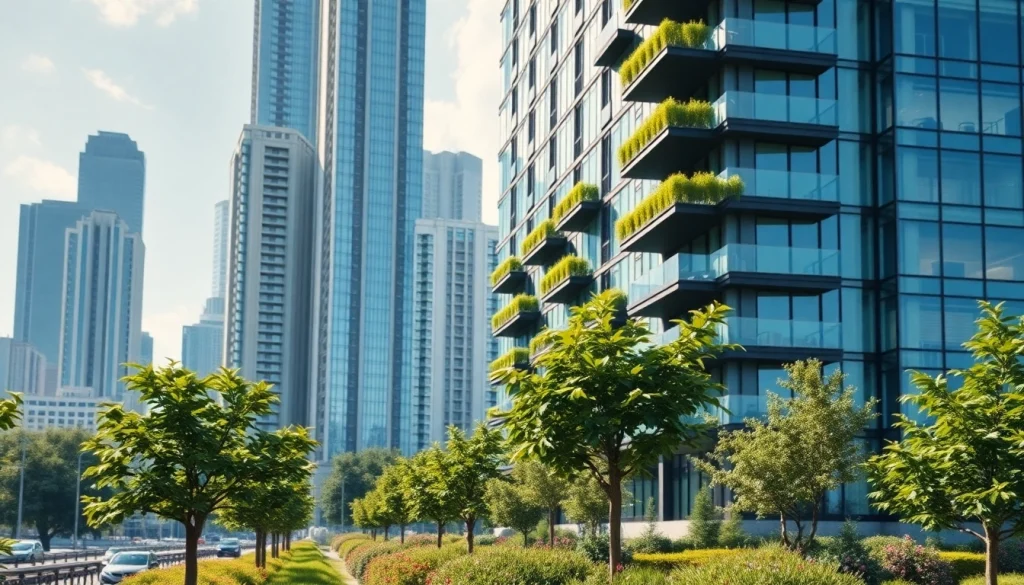 Architektur visualisierung eines modernen Wohngebäudes in einer urbanen Umgebung mit detaillierter Gestaltung.