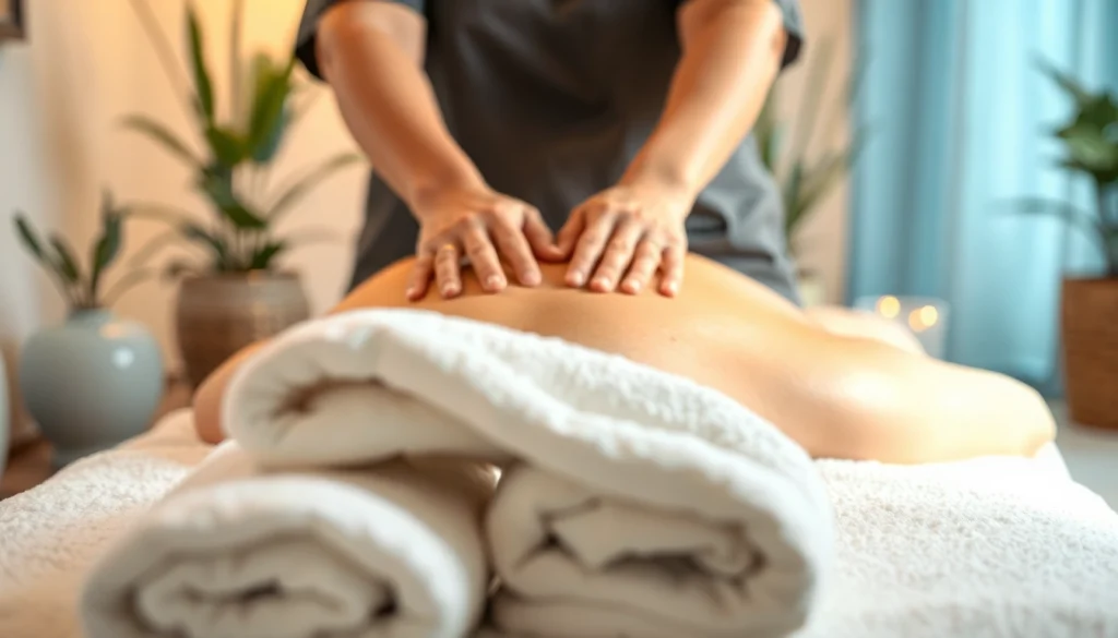 Experience the therapeutic benefits of griesbach massage in a serene spa setting.