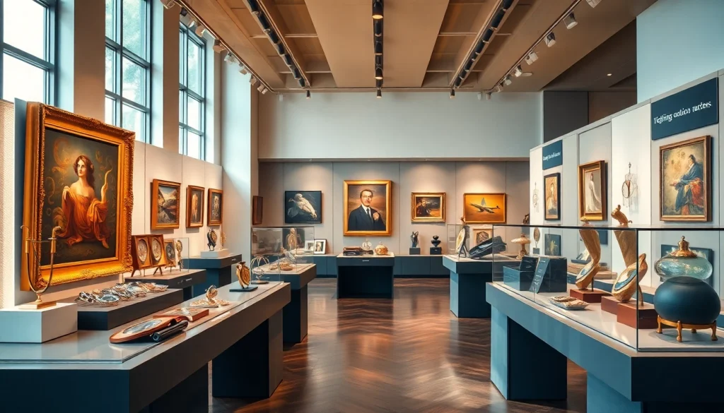 Engaging auction scene at https://www.avtales.com highlighting luxury collectibles and art.