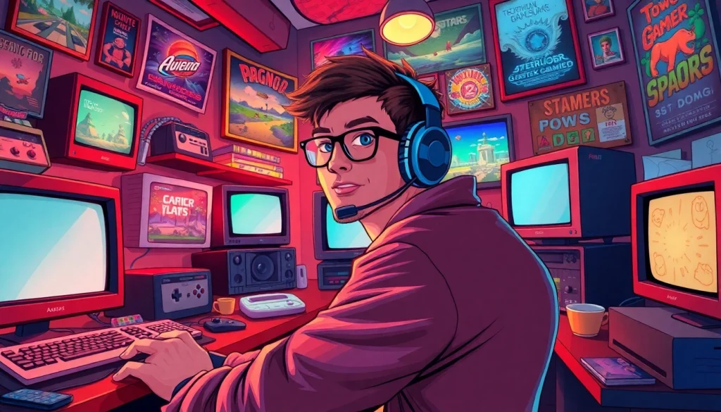 Engage in DOS gaming nostalgia to play dos games with vibrant setup and cozy atmosphere.