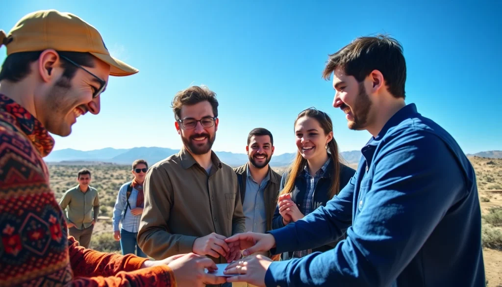 Activités de team building maroc avec des équipes collaborant dans un cadre extérieur dynamique.