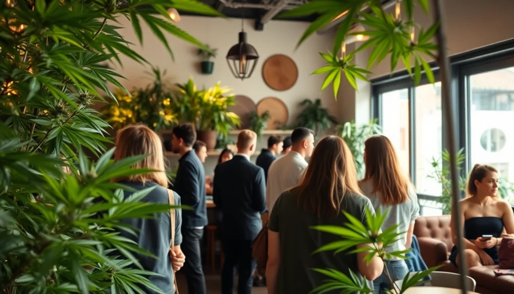 Join a cannabis club experience at https://cannabisbcn.com with vibrant ambiance and engaged members.
