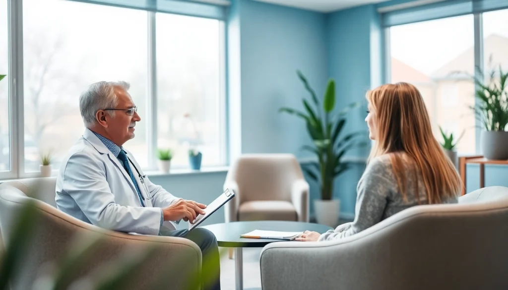 Engaging session with the best psychiatrist in dubai in a calming consultation setting.