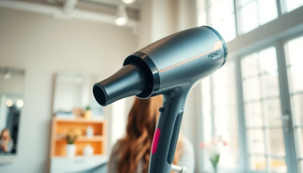 Enhance your styling with the best hair dryer showcasing a sleek design and vibrant colors.