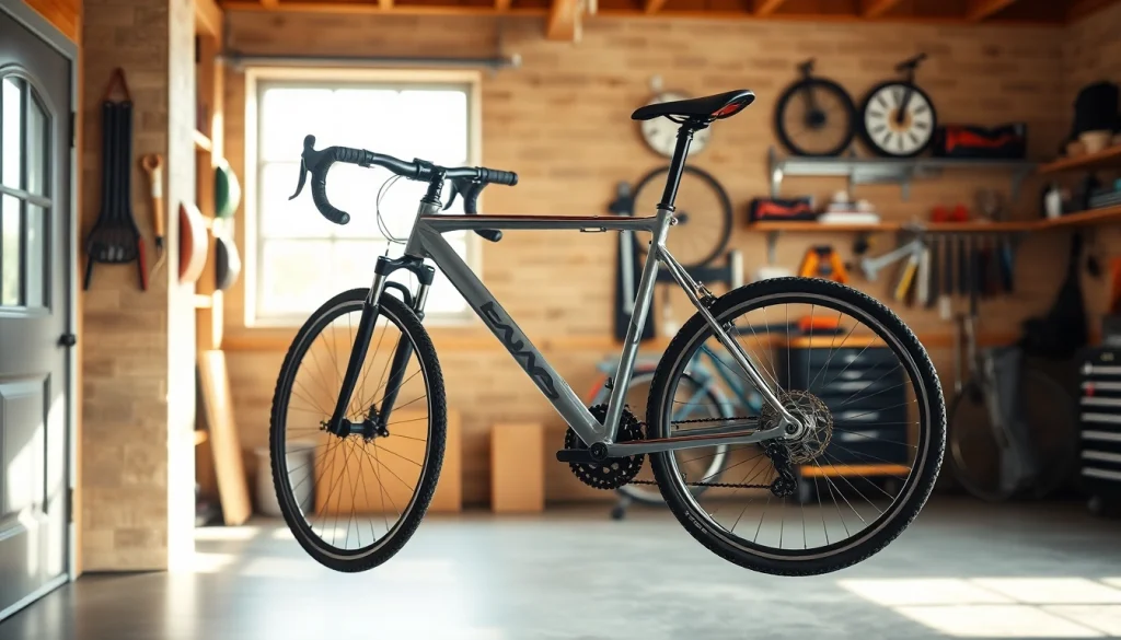 Organize your space with a stylish bike wall mount showcasing robust design.