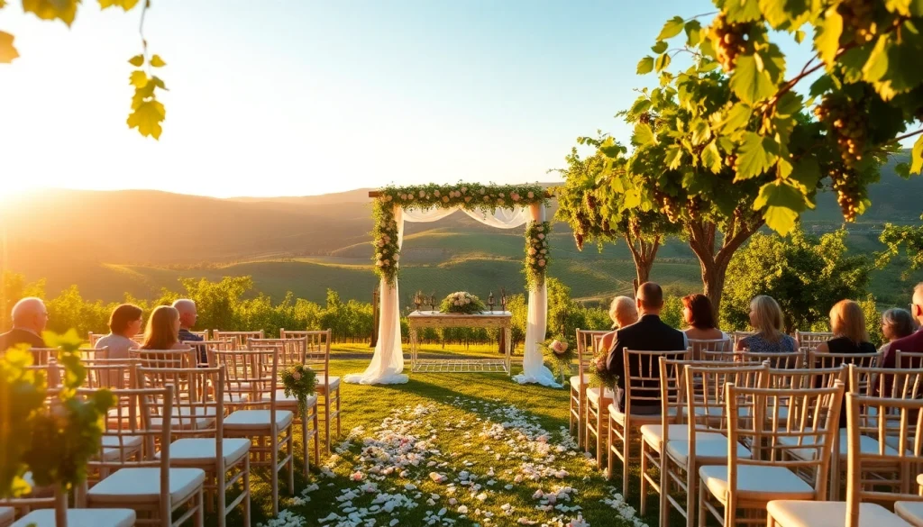 Celebrate your dream wedding at stunning Clarksburg Wedding Venues amidst vineyards and scenic views.