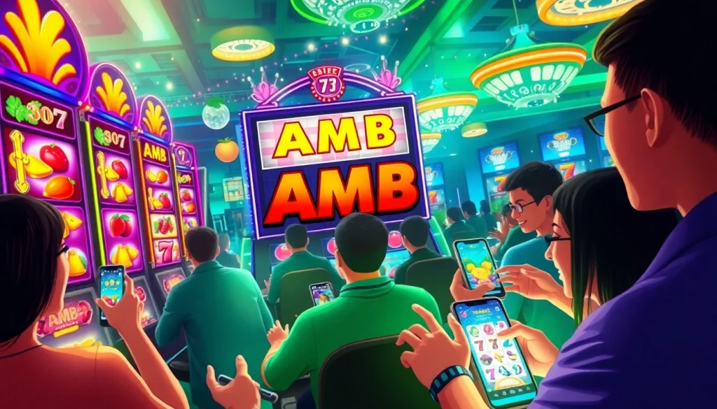 เล่น AMB slot ในบรรยากาศคาสิโนที่คึกคักและมีสีสัน