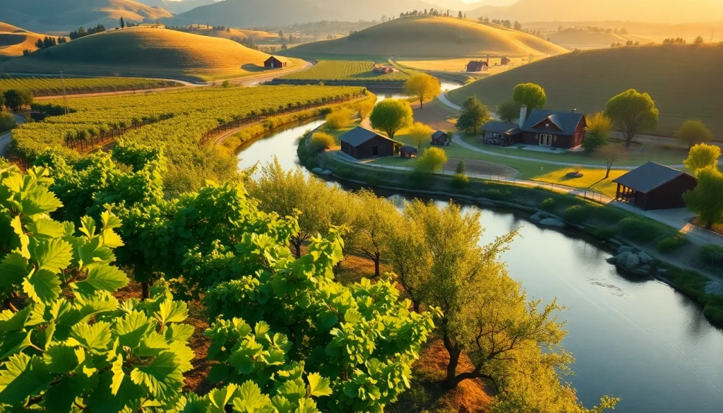 Exploring the peaceful charm of Carksburg CA with vineyards and the Sacramento River.