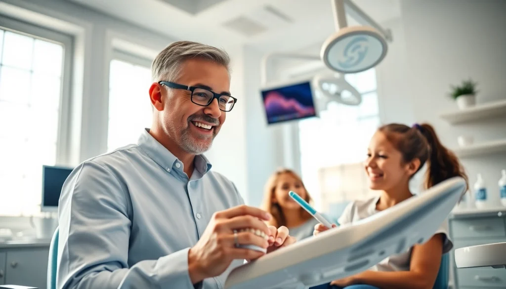 Orthodontist Myrtle Beach providing expert care in a modern clinic with happy patients.