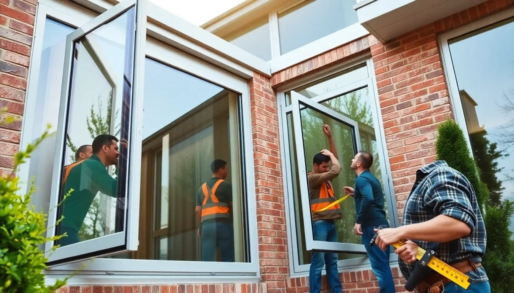 Transform your home with Window replacement Portland Oregon, showcased by professionals installing modern, energy-efficient windows.