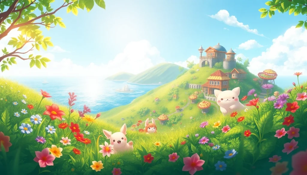 Menemukan keindahan 토토피아 dengan makhluk lucu di pulau fantasi yang tenang.